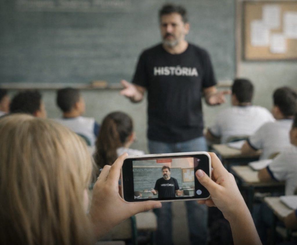 AGORA É LEI: filmar professor sem consentimento pode gerar processo e indenização