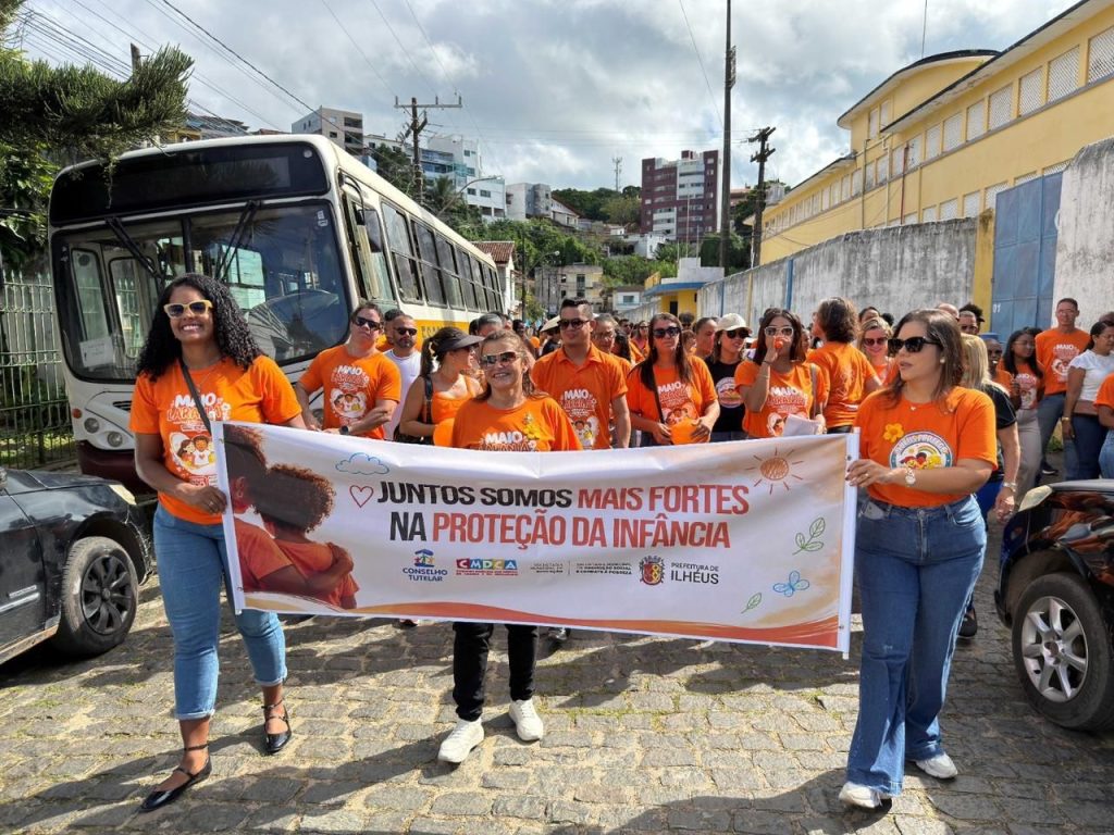 Caminhada do Maio Laranja reforça combate ao abuso e à exploração sexual de crianças e adolescentes
