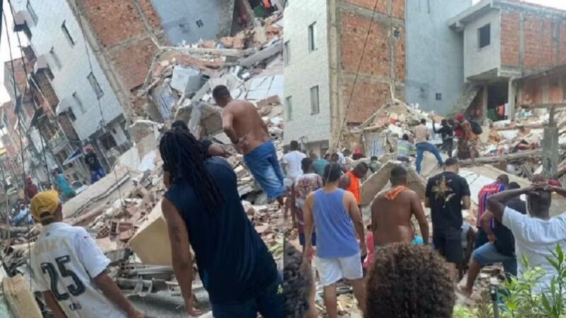 URGENTE: PRÉDIO DESABA EM SALVADOR E DEIXA MORTOS SOB ESCOMBROS