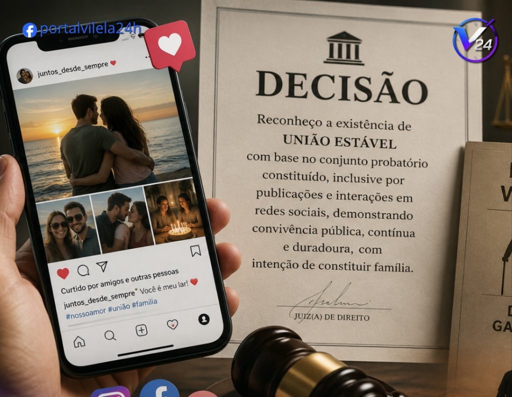 JUSTIÇA RECONHECE UNIÃO ESTÁVEL POR REDES SOCIAIS E GARANTE PENSÃO VITALÍCIA