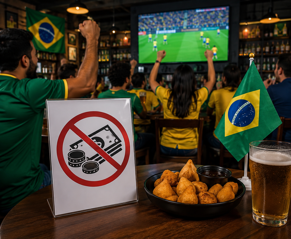 BARES NÃO PODEM COBRAR ENTRADA APENAS PARA EXIBIR JOGOS DA COPA DO MUNDO, AFIRMA ABRASEL