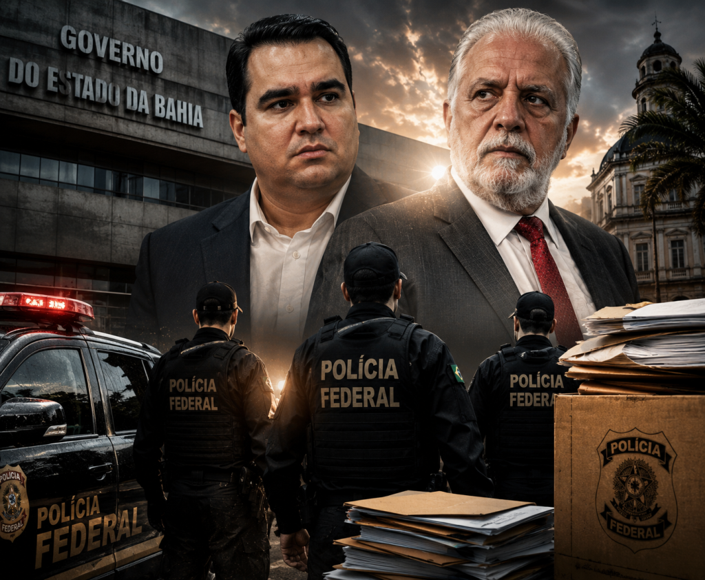 OPERAÇÃO DA PF TEM SECRETÁRIO DO GOVERNO DA BAHIA E ENTEADO DE JACQUES WAGNER ENTRE OS ALVOS