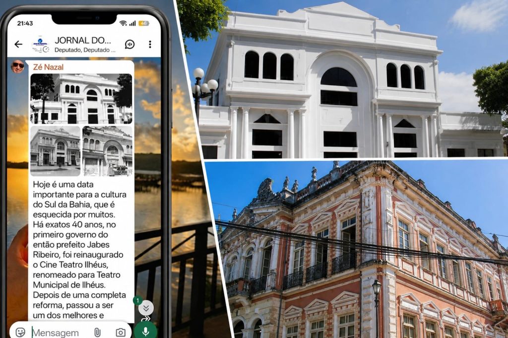 JOSÉ NAZAL NOS LEMBROU DO TEATRO. EU CONVIDO VOCÊ A CAMINHAR MAIS UM QUARTEIRÃO.