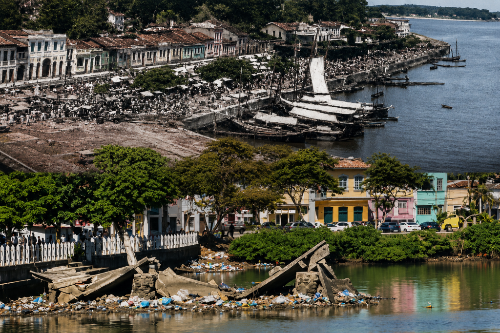 ONDE HAVIA UM CAIS, HOJE HÁ UM CAOS