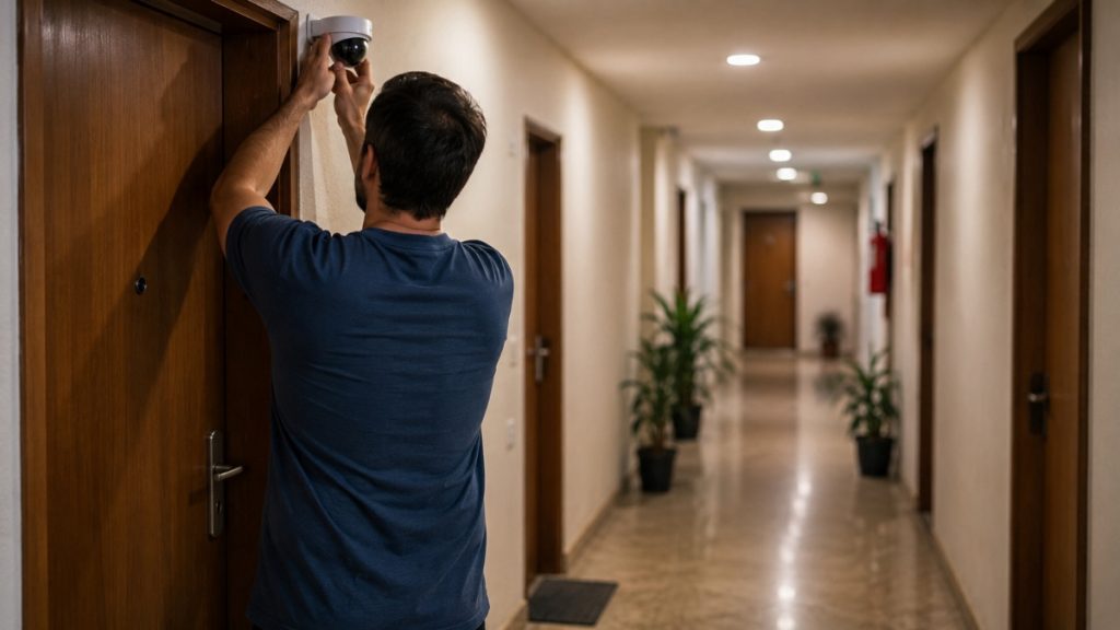CÂMERA NA PORTA DO APARTAMENTO PODE GERAR CONFLITO COM VIZINHOS; ENTENDA O QUE DIZ A JUSTIÇA