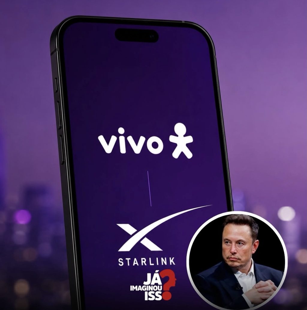 VIVO FECHA PARCERIA COM A STARLINK PARA LEVAR CONEXÃO VIA SATÉLITE A CELULARES NO BRASIL