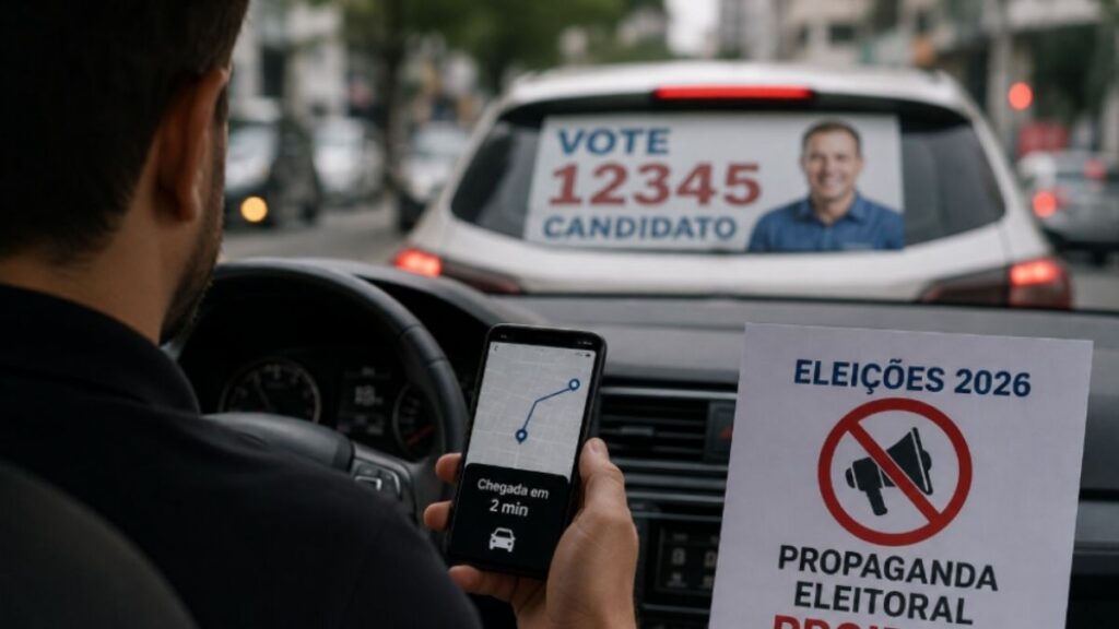 Eleições 2026: novas regras para motoristas de Uber e 99 e atenção ao seguro dos carros