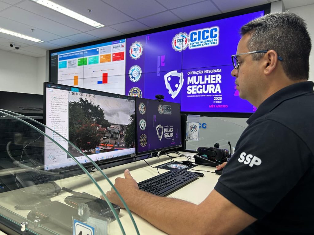 CICC É ATIVADO NA BAHIA PARA REFORÇAR AÇÕES DA OPERAÇÃO MULHER SEGURA 2026