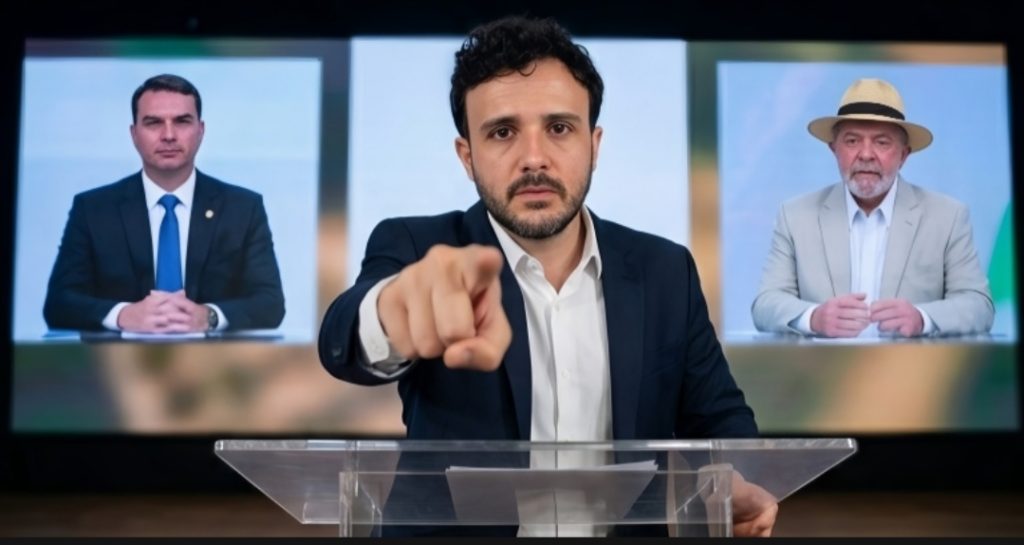 Se Lula e Flávio estão preparados, por que fugir do debate? Renan Santos desafia os dois para o confronto