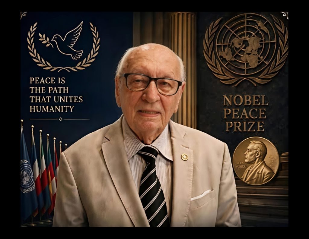 AOS 100 ANOS, PRIMEIRO REITOR DA UEFS É INDICADO AO NOBEL DA PAZ DE 2027