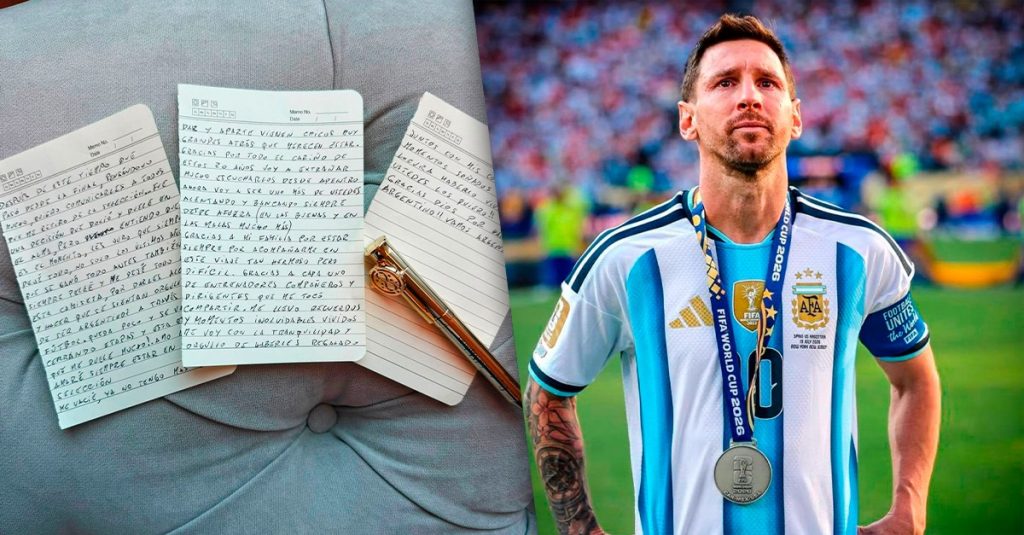MESSI ANUNCIA APOSENTADORIA DA SELEÇÃO ARGENTINA AOS 39 ANOS: “DÓI NA ALMA, MAS ENTENDO QUE É O MOMENTO”