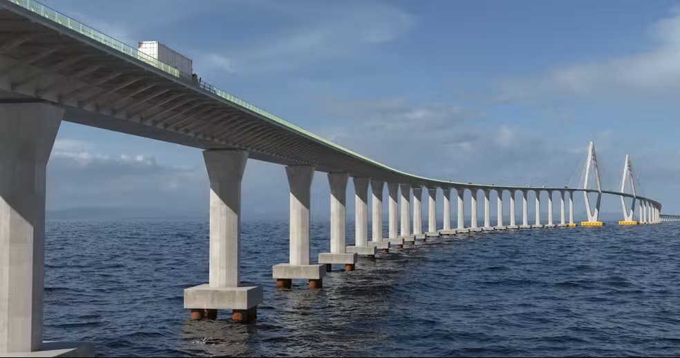 UNIÃO AUTORIZA USO DE 1,4 MILHÃO DE M² PARA AVANÇO DA PONTE SALVADOR-ITAPARICA