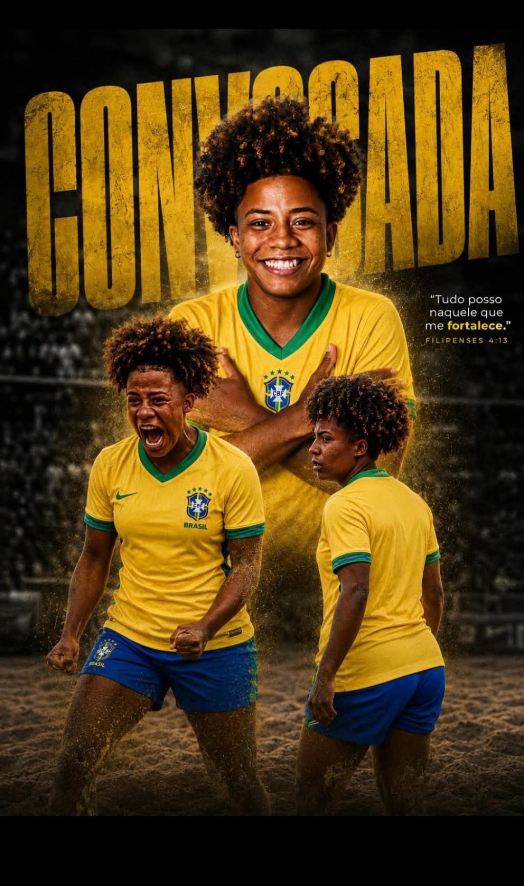 MICAELA SANTOS, DA LAGOA ENCANTADA, É CONVOCADA PARA A SELEÇÃO BRASILEIRA
