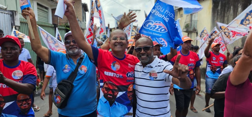 Caminhadas mostram força de Bebeto e Gazo no Recôncavo Baiano
