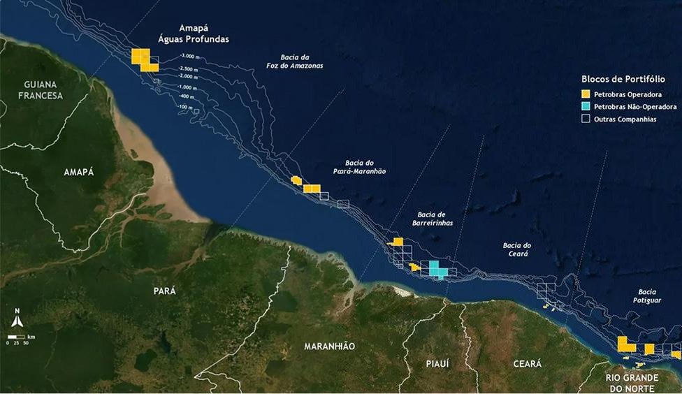 IBAMA AUTORIZA PETROBRAS A PERFURAR MAIS TRÊS POÇOS NA MARGEM EQUATORIAL APÓS INDÍCIOS DE PETRÓLEO NO AMAPÁ