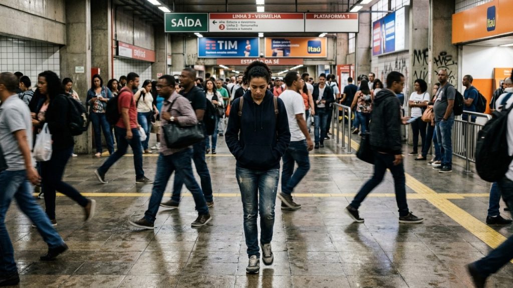 CAMINHAR OLHANDO PARA O CHÃO PODE SER MAIS DO QUE TIMIDEZ, SEGUNDO A PSICOLOGIA