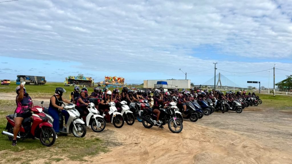 Garotas sobre Rodas realiza segundo encontro reunindo cerca de 67 mulheres em Ilhéus