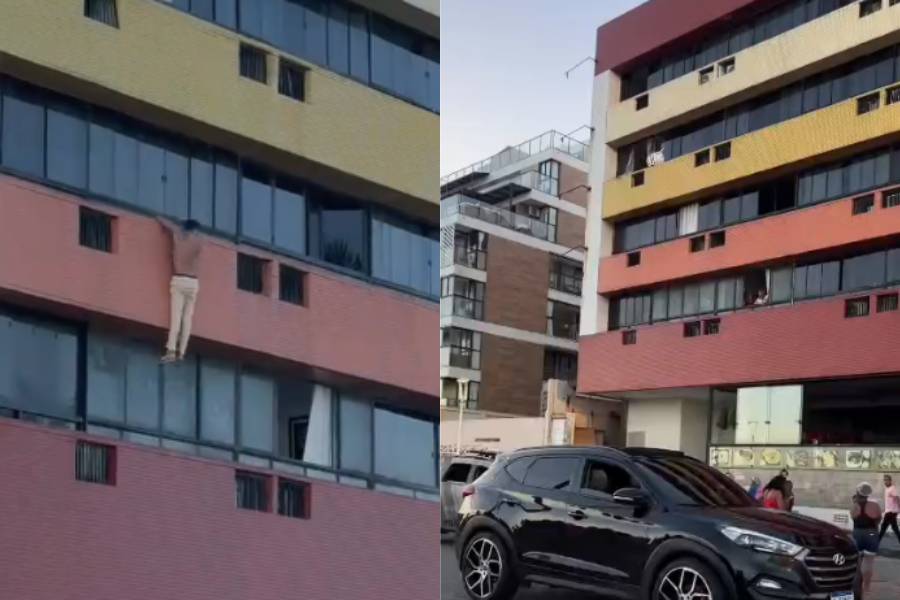 HOMEM FICA GRAVEMENTE FERIDO APÓS QUEDA DE FLAT NA BARRA, EM SALVADOR
