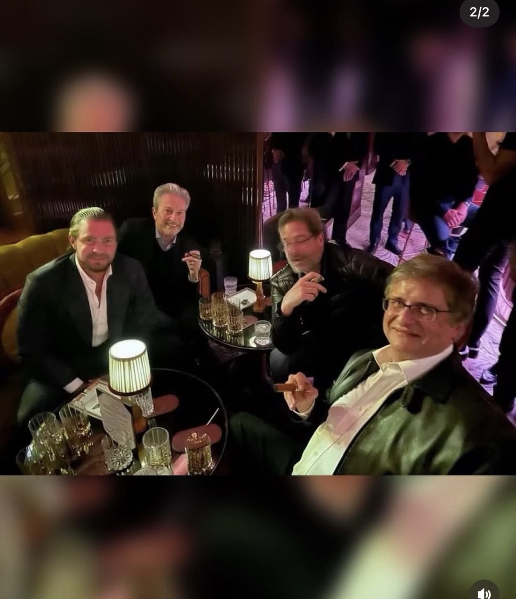 FOTO MOSTRA GONET E VORCARO JUNTOS EM LONDRES