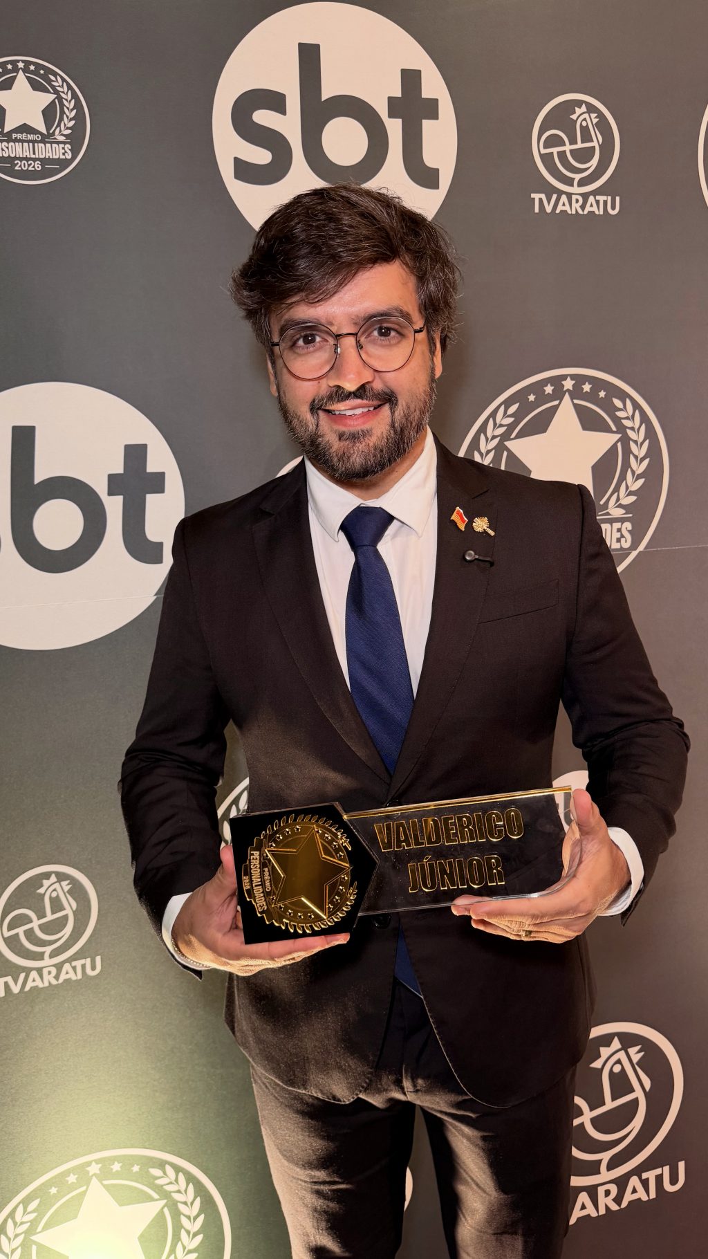 Valderico Junior recebe Prêmio Personalidades da TV Aratu por trabalho à frente de Ilhéus