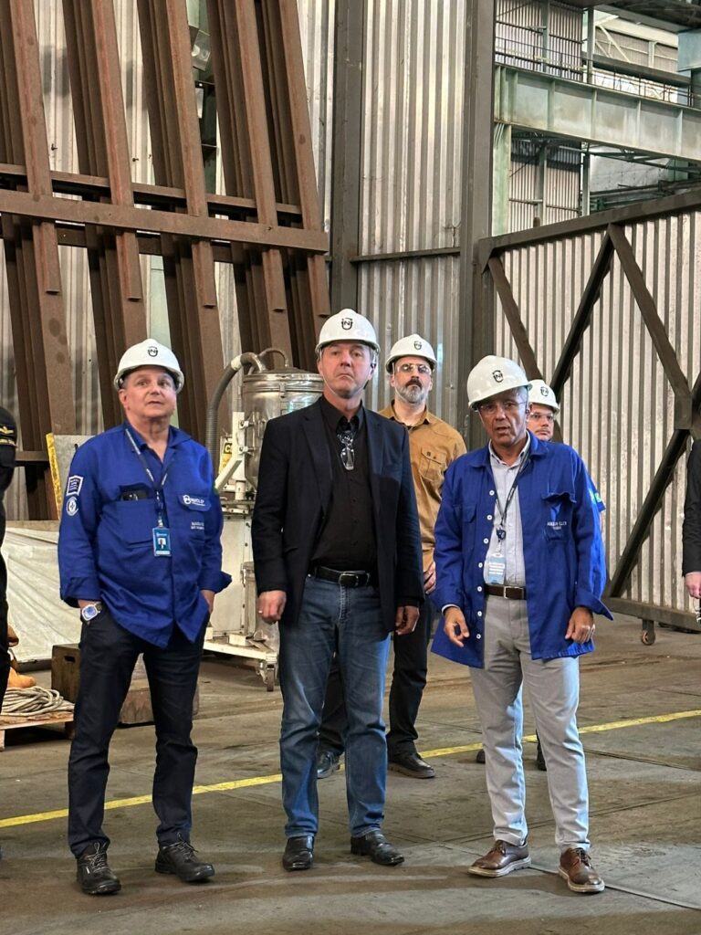 JOESLEY E WESLEY BATISTA VISITAM A NUCLEP EM MEIO ÀS NEGOCIAÇÕES SOBRE ANGRA 3