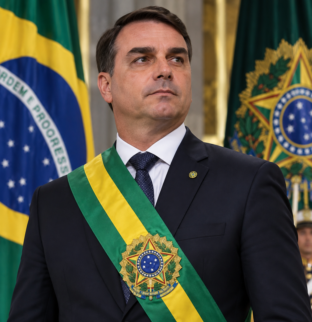 Pesquisa aponta vantagem de Flávio sobre Lula