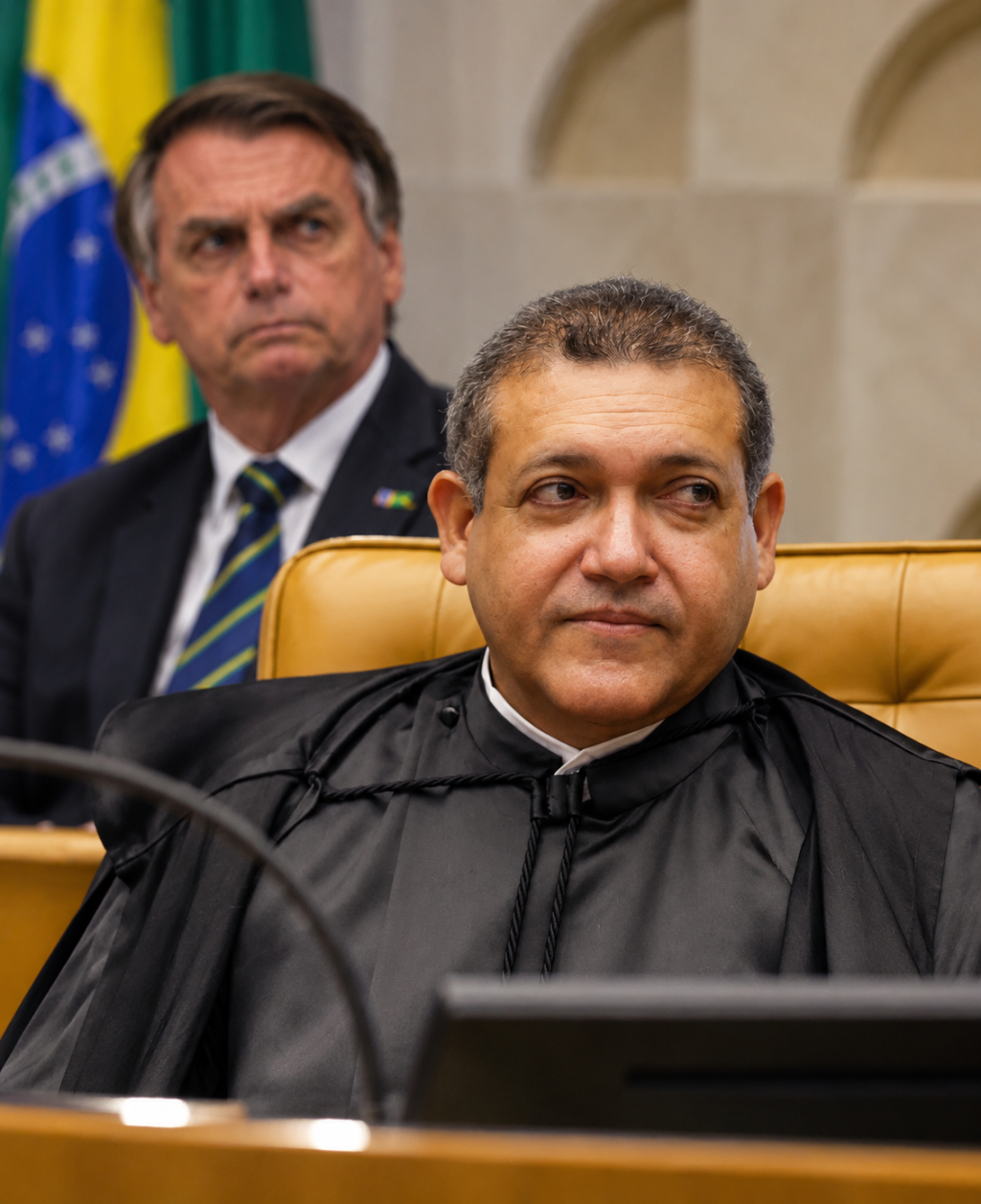 MINISTRO NUNES MARQUES AVALIA ANALISAR SOLTURA DE BOLSONARO APÓS 2º TURNO